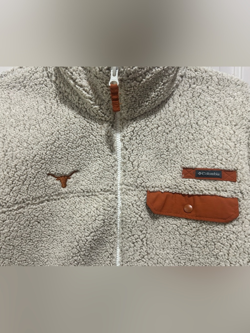 University of Texas Longhorns Sherpa Columbia Jacket - Picture 7 of 8